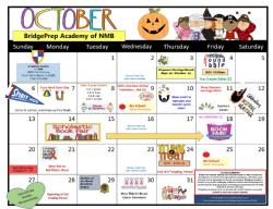 October Calendar
